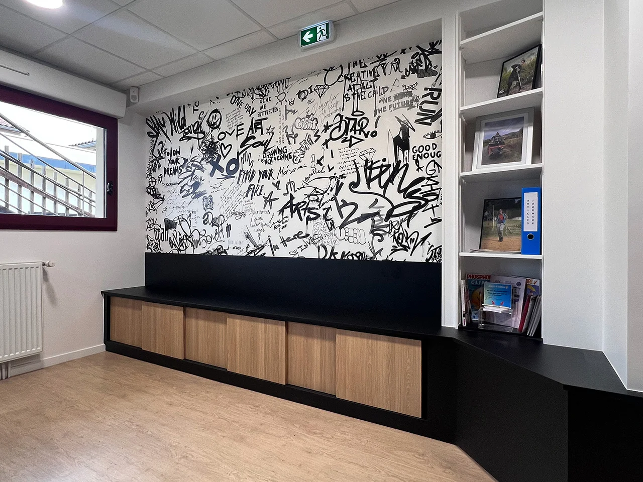 OZLA - Projet d'architecture d'intérieur, décoration et suivi de chantier pour la Mission Locale Val d'Allier à Issoire par Stéphanie Auzat, architecte d'intérieur, décoratrice et gestion des achats de mobilier et installation à Issoire proche Clermont-Ferrand