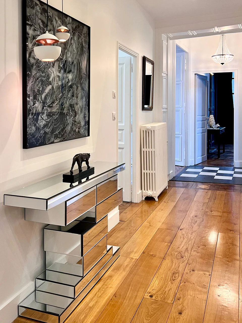OZLA - Projet d'architecture d'intérieur, décoration d'un appartement haussmannien à Issoire par Stéphanie Auzat, architecte d'intérieur, décoratrice et gestion des achats de mobilier et installation à Issoire proche Clermont-Ferrand
