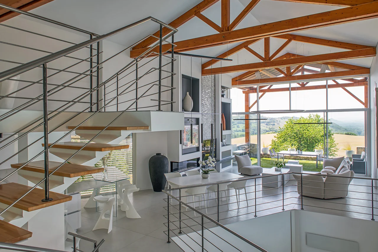 OZLA - Projet d'architecture d'intérieur, décoration d'un corps de ferme Roux à Terreneyre par Stéphanie Auzat, architecte d'intérieur, décoratrice et gestion des achats de mobilier et installation à Issoire proche Clermont-Ferrand