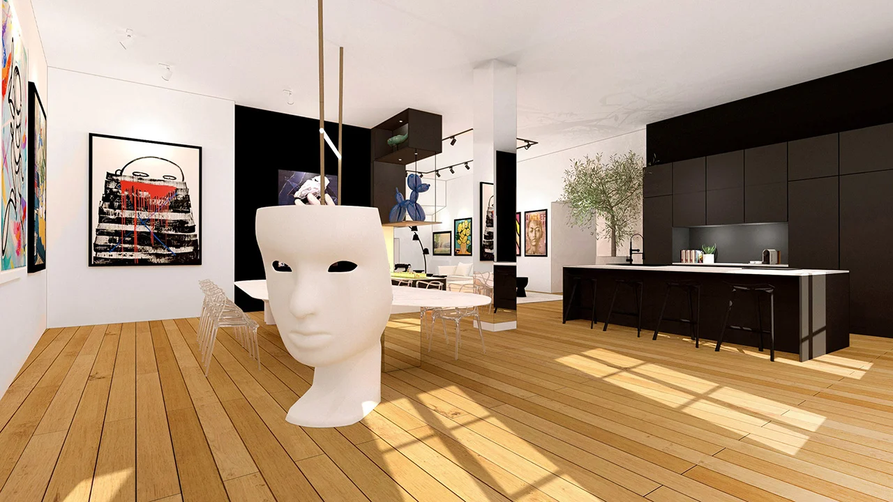 OZLA - Projet d'architecture d'intérieur, décoration d'un loft à issoire par Stéphanie Auzat, architecte d'intérieur, décoratrice et gestion des achats de mobilier et installation à Issoire proche Clermont-Ferrand