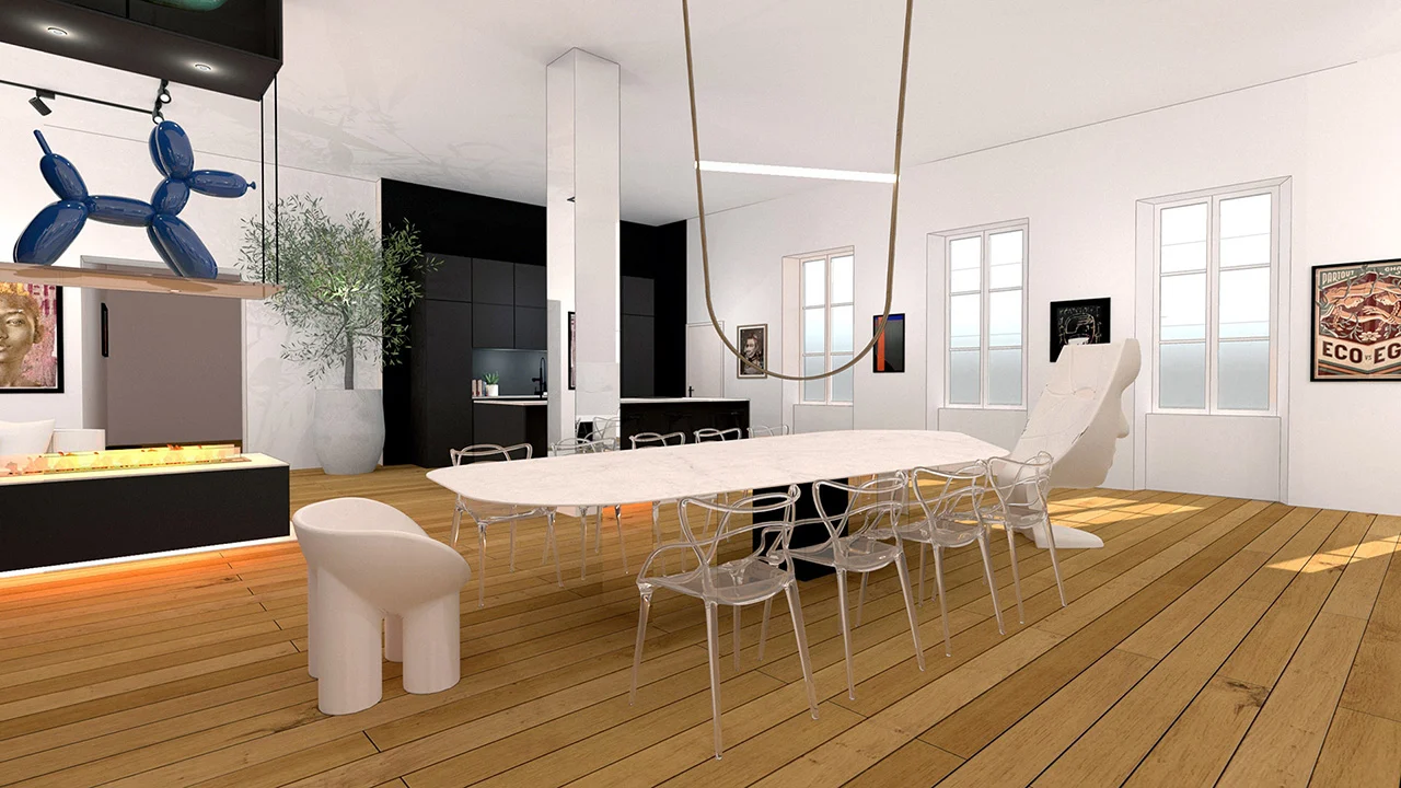 OZLA - Projet d'architecture d'intérieur, décoration d'un loft à issoire par Stéphanie Auzat, architecte d'intérieur, décoratrice et gestion des achats de mobilier et installation à Issoire proche Clermont-Ferrand