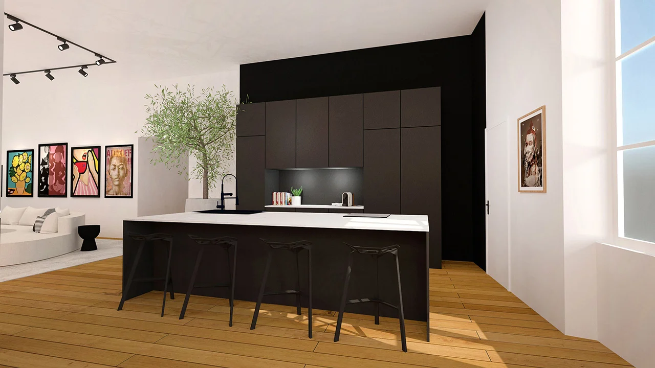 OZLA - Projet d'architecture d'intérieur, décoration d'un loft à issoire par Stéphanie Auzat, architecte d'intérieur, décoratrice et gestion des achats de mobilier et installation à Issoire proche Clermont-Ferrand