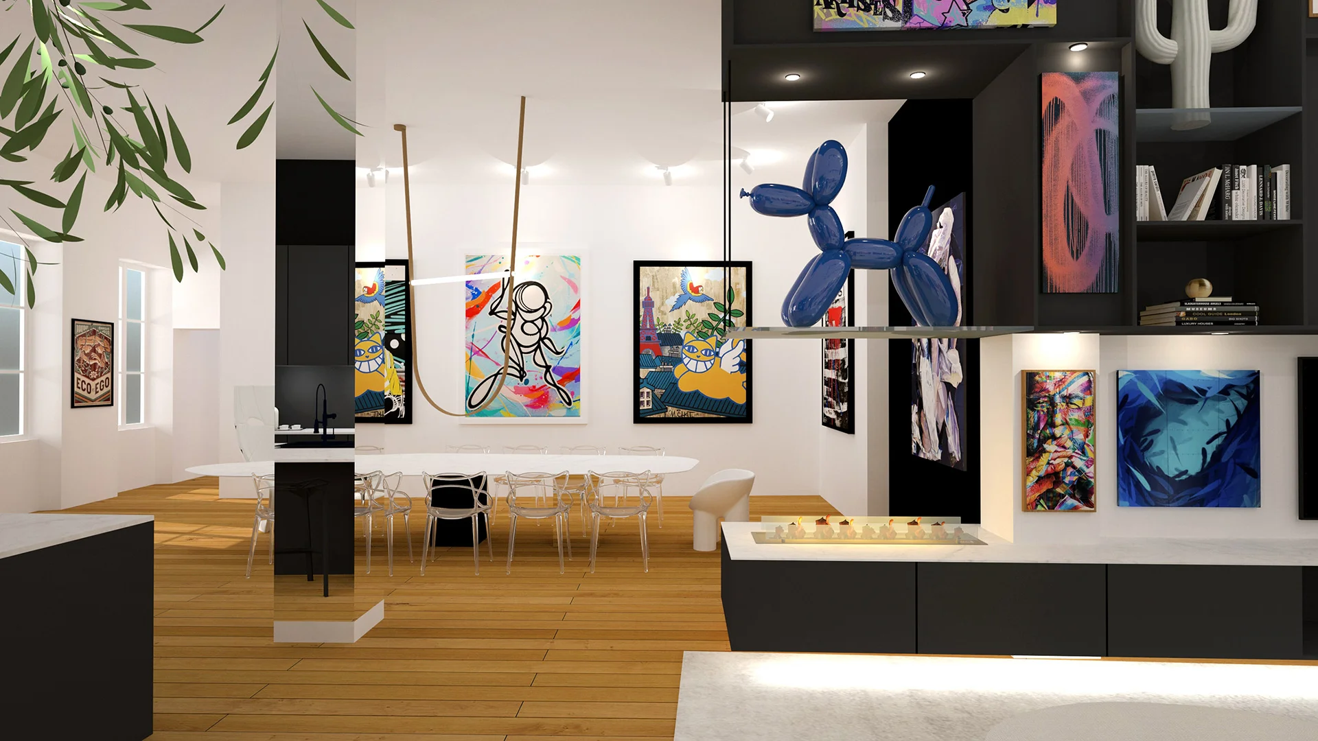 OZLA - Projet d'architecture d'intérieur, décoration d'un loft à issoire par Stéphanie Auzat, architecte d'intérieur, décoratrice et gestion des achats de mobilier et installation à Issoire proche Clermont-Ferrand