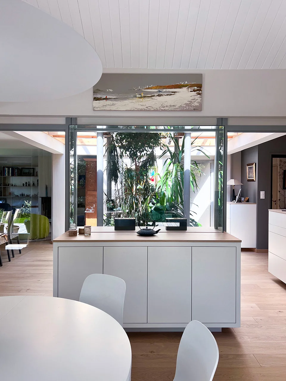 OZLA - Projet d'architecture d'intérieur, décoration d'une maison d'architecte à Lempdes-sur-Allagnon par Stéphanie Auzat, architecte d'intérieur, décoratrice et gestion des achats de mobilier et installation à Issoire proche Clermont-Ferrand