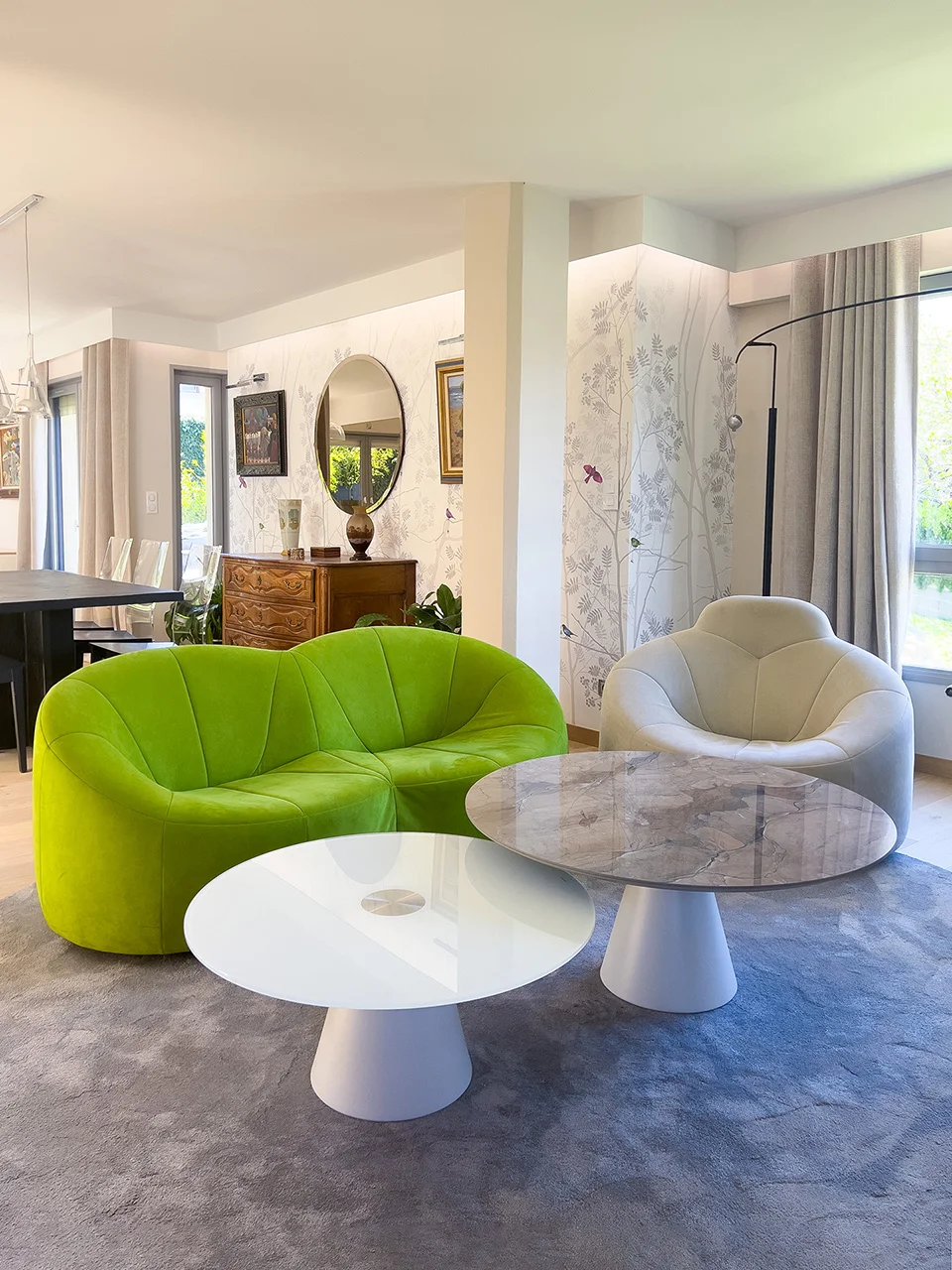 OZLA - Projet d'architecture d'intérieur, décoration d'une maison d'architecte à Lempdes-sur-Allagnon par Stéphanie Auzat, architecte d'intérieur, décoratrice et gestion des achats de mobilier et installation à Issoire proche Clermont-Ferrand