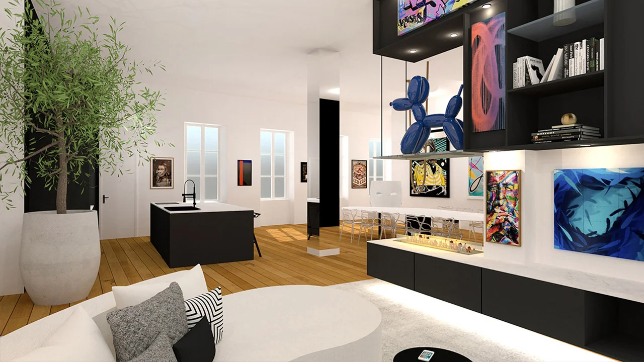 OZLA - Projet de design d'intérieur par Stéphanie Auzat, architecte d'intérieur, décoratrice et gestion des achats de mobilier et installation à Issoire proche Clermont-Ferrand
